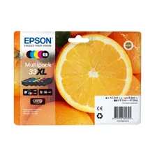 Pack Tinteiros Epson 33XL 5 Cores C13T33574010 | Alta Capacidade e Qualidade na bluepixel.pt