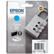 Tinteiro Epson 35 Azul C13T35824010 9,1ml - Impressão de Qualidade na BluePixel.pt