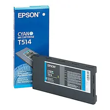 Tinteiro Epson T514 Azul 500ml C13T514011 | Compatível com Impressoras Epson na BluePixel