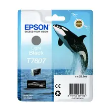 Tinteiro Epson T7607 Cinzento C13T76074010 25,9ml | Impressões de Qualidade na BluePixel.pt