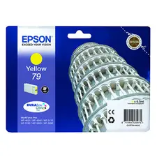 Tinteiro Epson 79 Amarelo C13T79144010 6,5ml - Impressão vibrante na bluepixel.pt