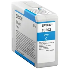 Tinteiro Epson T8502 Azul C13T850200 80ml | Compatível com impressoras Epson | BluePixel.pt