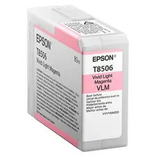 Tinteiro Epson T8506 Magenta Claro C13T850600 - Tinta de Alta Capacidade para Impressoras Epson | BluePixel.pt