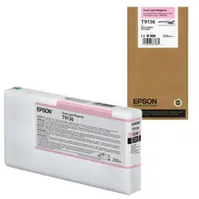 Tinteiro Epson T9136 Magenta Claro Vivido 200ml - Compatível com impressoras Epson | bluepixel.pt