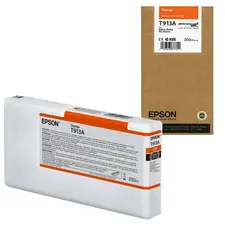 Tinteiro Epson T913A Laranja C13T913A00 200ml | Compatível com impressoras Epson | bluepixel.pt
