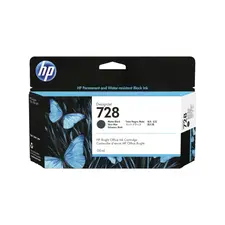 Tinteiro HP 728 Preto Matte 3WX25A - 130ml | Compatível com impressoras HP na bluepixel.pt
