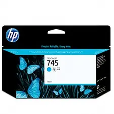 Tinteiro HP 745 Azul F9J97A 130ml - Compatível com Impressoras HP | bluepixel.pt