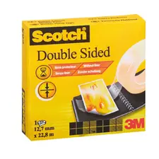Fita Adesiva Dupla Face Scotch 3M 12,7mm x 22,8m Transparente - Loja BluePixel