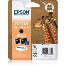 Tinteiro Epson T0711H Preto Pack 2 - Compatível com várias impressoras Epson | bluepixel.pt