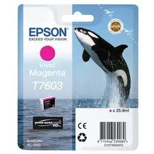 Tinteiro EPSON T7603 Magenta Vivo para SureColor SC-P600 | Loja BluePixel