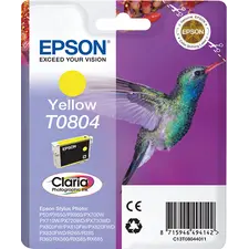 Tinteiro EPSON T0804 Amarelo - Compatível com Stylus Photo P50 e mais | BluePixel.pt