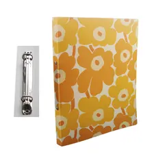 Pasta Arquivo Marimekko 2 Argolas 310x240x20mm Amarelo | Loja BluePixel