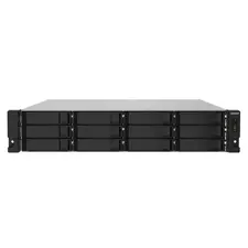 Servidor NAS QNAP 12-Bay Annapurna Labs AL324 1.7GHz 4GB 10Gb 2.5Gb USB RPS 2U - bluepixel.pt
