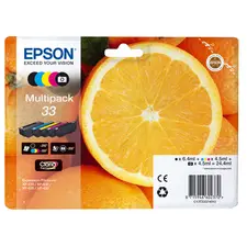 Tinteiro EPSON 33 Multipack 5 Cores + Alarme RF para Epson XP-530/630/635/830/900/7100 | BluePixel.pt