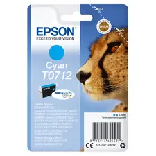 Tinteiro EPSON T0712 Ciano compatível com impressoras Epson - BluePixel.pt
