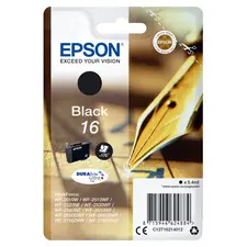 Tinteiro EPSON 16 Preto para Impressoras Epson WF-2010 e Séries 251xx, 26xx, 27xx | bluepixel.pt