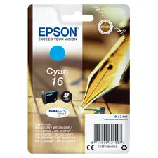 Tinteiro EPSON 16 Ciano para impressoras WF-2010, 251xx, 26xx, 27xx | BluePixel.pt