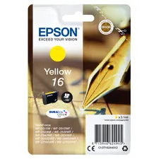 Tinteiro Amarelo Epson 16 com Alarme RF para WF-2010 e séries 251xx/26xx/27xx | bluepixel.pt