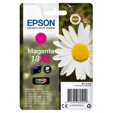 Tinteiro EPSON 18 Magenta XL com Alarme RF para Impressoras XP-30 e Modelos Compatíveis | bluepixel.pt