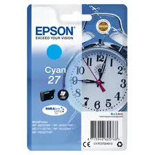 Tinteiro Epson 27 Ciano - Compatível com Impressoras WF36xx, 7110, 7210, 76xx e 77xx | BluePixel.pt