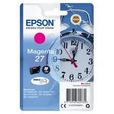 Tinteiro EPSON 27 Magenta compatível com impressoras WF36xx, 7110, 7210, 76xx e 77xx - Loja BluePixel