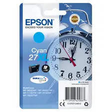 Tinteiro EPSON 27 Ciano XL com Alarme RF para Impressoras WF36xx/7110/7210/76xx/77xx | bluepixel.pt