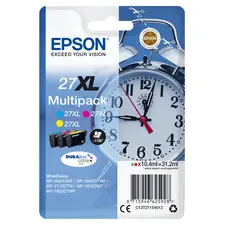 Tinteiro EPSON 27 Multipack 3 Cores XL para impressoras WF-3620, 3640, 7110, 7610, 7620 | BluePixel.pt