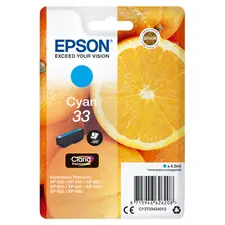 Tinteiro Epson 33 Ciano para Expression Home XP-530/630/635/830/900/7100 | BluePixel.pt