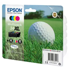 Tinteiro EPSON 34 Multipack XL com 4 Cores e Alarme RF para WorkForce Pro WF-3720/5 | bluepixel.pt