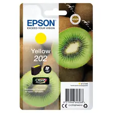 Tinteiro EPSON 202 Amarelo + Alarme RF para Expression Premium XP-600x/610x | Marca 35