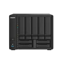 Servidor NAS QNAP 5+4-Bay Annapurna Labs AL324 1.7GHz, 4GB RAM, portas 10Gb e 2.5Gb - Loja BluePixel