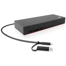 Docking Lenovo ThinkPad Hybrid USB A/C com 2xDisplayPort, HDMI, LAN 1Gbit e múltiplas portas para produtividade máxima