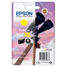 Tinteiro Amarelo XL Epson 502 com Alarme RF para XP-51xx e WF-286xem | BluePixel.pt