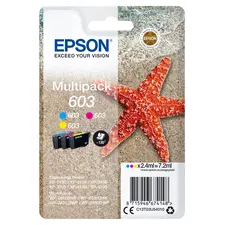 EPSON 1LB Multipack 3 Cores 603 - Cartucho de Tinta Multicolorido para Impressoras Epson | bluepixel.pt