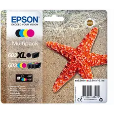 EPSON Multipack 4 Cores 603 XL Black/Std. CMY - Cartuchos Compatíveis Epson na bluepixel.pt