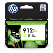 Cartucho HP 912XL High Yield Yellow Inkem | Alta Capacidade e Rendimento para Impressoras HP