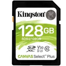 Cartão Kingston 128GB SDXC Canvas Select Plus UHS-I U3 V30 | Loja BluePixel