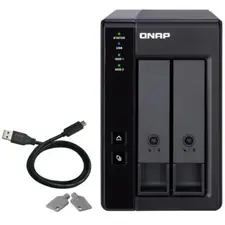 QNAP TR-002 2 Bay USB Type-C Direct Attached Storage com Hardware RAID | bluepixel.pt