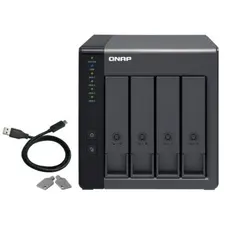 QNAP Expansion Enclosure 4-bay SATA HDD USB 3.0 Type-C Hardware RAID - Modelo TR-004 | bluepixel.pt