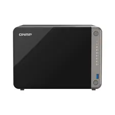 NAS QNAP 6-Bay com IA NPU de 6 TOPS, ARM Cortex-A76/A55, 8GB RAM, portas 2.5GbE e GbE - Loja BluePixel
