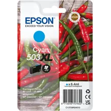 Cartucho EPSON 1LB Singlepack Cyan 503XL Ink - Compatível com impressoras Epson na BluePixel