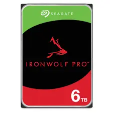 Seagate IronWolf Pro 6TB HDD NAS 7200rpm SATA 6Gb/s 256MB cache para sistemas RAID e NAS 24x7