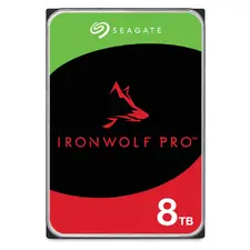 Seagate IronWolf Pro 8TB HDD NAS 7200rpm SATA 6Gb/s 256MB cache para sistemas RAID e NAS empresariais