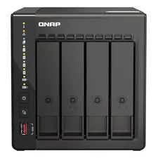 NAS QNAP 4-Bay com Celeron J6412, 8GB RAM, 2.5GbE - Ideal para armazenamento seguro | bluepixel.pt