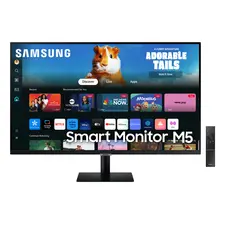 Monitor Samsung LS27DM500EUXEN 27'' FHD VA 60Hz Smart M5 4ms Preto com HDMI - Loja BluePixel