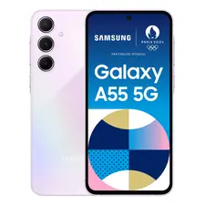 Samsung Galaxy A55 5G 8GB RAM 128GB Lilacem - Smartphone com Tela de 6.6'' e Conectividade 5G | bluepixel.pt