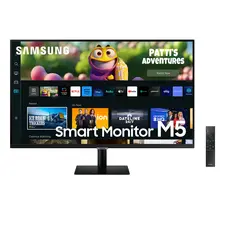 Samsung Smart Monitor M5 CM500 32'' FHD VA Flat 60Hz 4ms Preto | Loja BluePixel