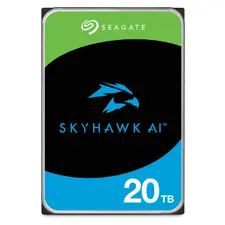 Seagate Skyhawk Surveillance AI 20TB HDD SATA 6Gb/s 3.5'' Helium CMR - Loja BluePixel