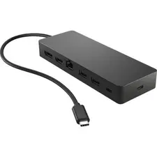 Hub USB-C Multiportas HP Universal 34 com HDMI, DisplayPort, USB-A, USB-C e Ethernet | Loja BluePixel