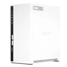 NAS QNAP 2-Bay ARM - Tower com Processador Quad-core 2.0GHz, 2GB RAM, USB e Ethernet Gigabit | bluepixel.pt